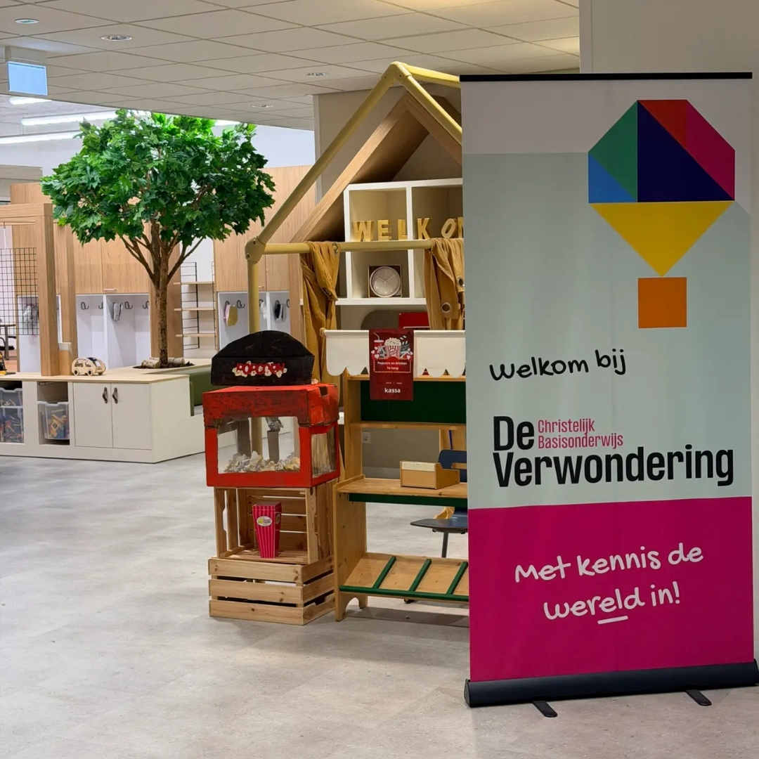 De entree bij CBS de Verwondering