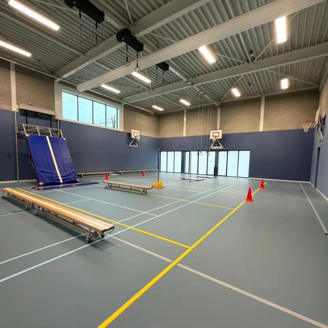 De gymzaal binnen Hof van Oranje
